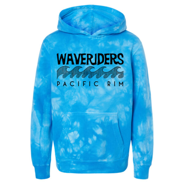Youth - Midweight Tie-Dyed Hooded Sweatshirt Thumbnail
