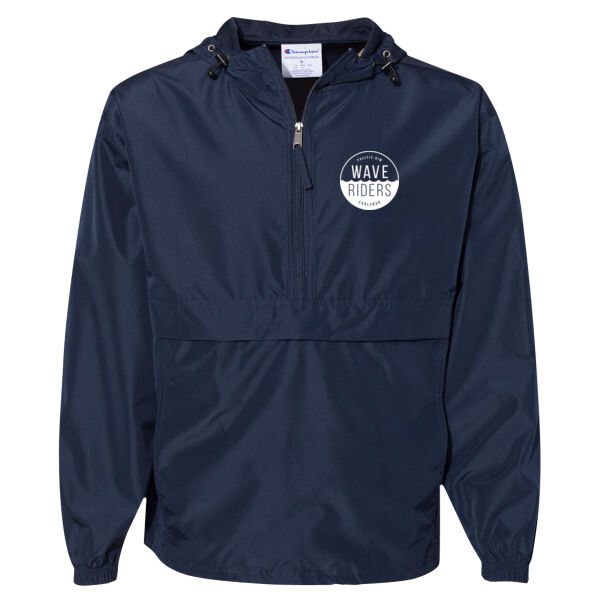 Adult - Hooded Packable Quarter-Zip Jacket Thumbnail