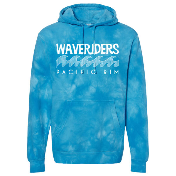 Adult - Midweight Tie-Dyed Hooded Sweatshirt Thumbnail