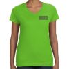Women's V-Neck Fine Jersey Tee Thumbnail